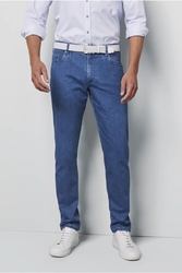 MEYER STRETCH M5 SLIM JEANS-denim-jeans-Digbys Menswear
