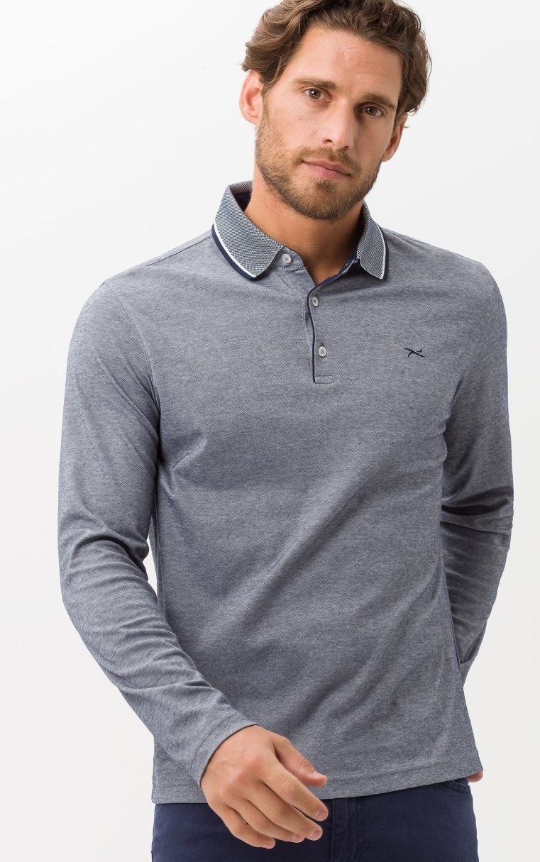 BRAX LS POLO - RUGGERS & TOPS : Digby's Menswear | Mens Clothing Online ...
