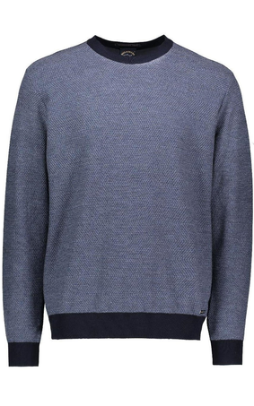 PAUL & SHARK FINE JACQUARD WOOL PULLOVER