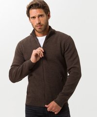 BRAX JOHN ZIP THRU-knits-Digbys Menswear