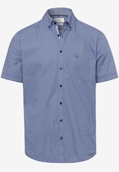 BRAX SHORT SLEEVE DAN COTTON SHIRT-shirts-short-sleeve-Digbys Menswear