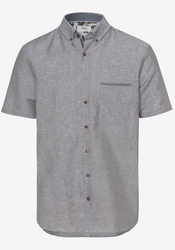 BRAX SS DAN LINEN SHIRT-shirts-short-sleeve-Digbys Menswear