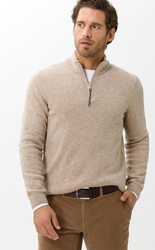 BRAX STEFFEN HALF ZIP-knits-Digbys Menswear