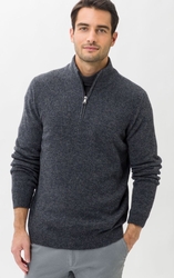 BRAX STEFFEN  HALF ZIP-knits-Digbys Menswear