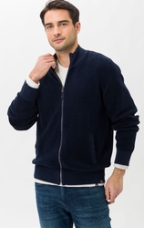 BRAX JAKE ZIP THRU-knits-Digbys Menswear