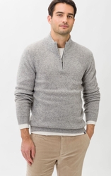 BRAX STEFFEN  HALF ZIP-knits-Digbys Menswear