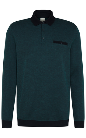 BUGATTI LONG SLEEVE POLO