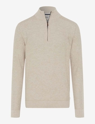 BRAX STEFFEN HALF ZIP-knits-Digbys Menswear