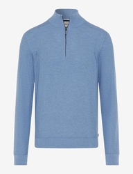 BRAX STEFFEN HALF ZIP-knits-Digbys Menswear