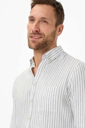 BRAX LONG SLEEVE LINEN SHIRT-shirts-long-sleeve-Digbys Menswear