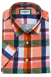 CAMBRIDGE SHORT SLEEVE SHIRT-shirts-short-sleeve-Digbys Menswear