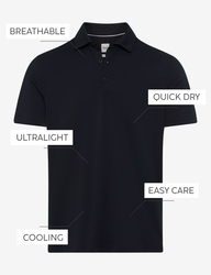 BRAX PEPE ULTRALIGHT POLO-polos-Digbys Menswear