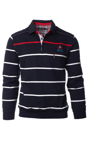 ETHNIC BLUE RUGGER