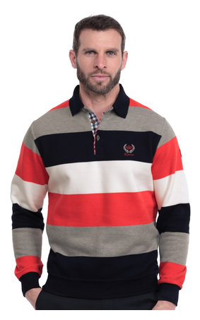 ETHNIC BLUE RUGGER
